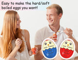 Lasubst Egg Timer That Goes in Water for Soft Medium Hard Boiled Eggs, 1 Red 1 Color