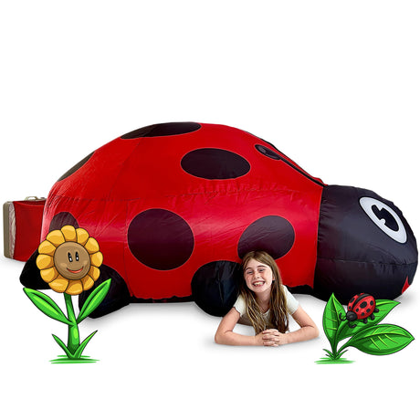 The Original Patented AirFort - Build A Fort in 30 Seconds, Inflatable Fort for Kids, Play Tent for 3-14 Years, A Playhouse Where Imagination Runs Wild, Fan not Included (Starry Night)