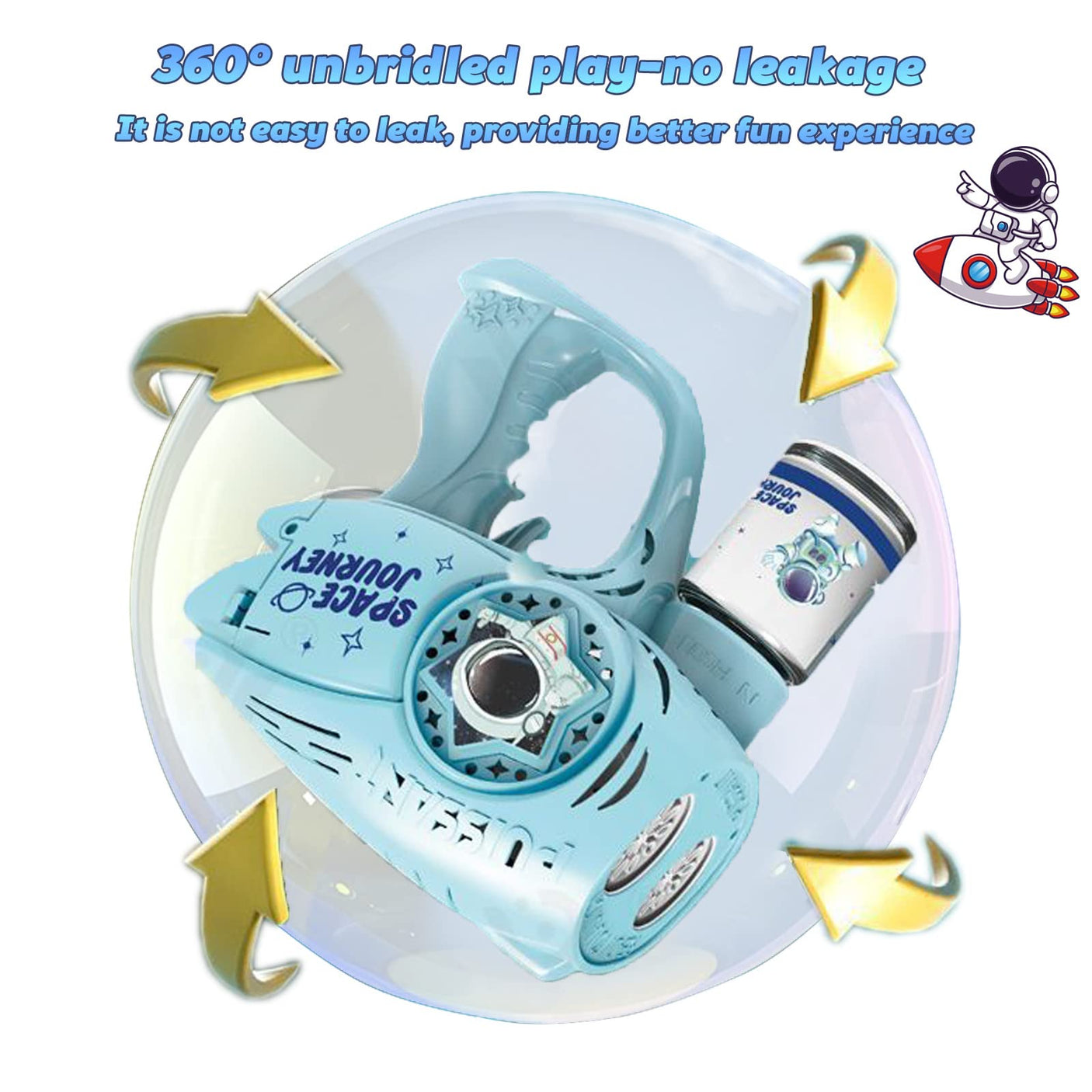 Automatic Gatling Bubble Gun,That Produces Thousands of Bubbles per Minute, Suitable for Children and Adults and Perfect for Indoor and Outdoor Birthday Parties for Girl Boy