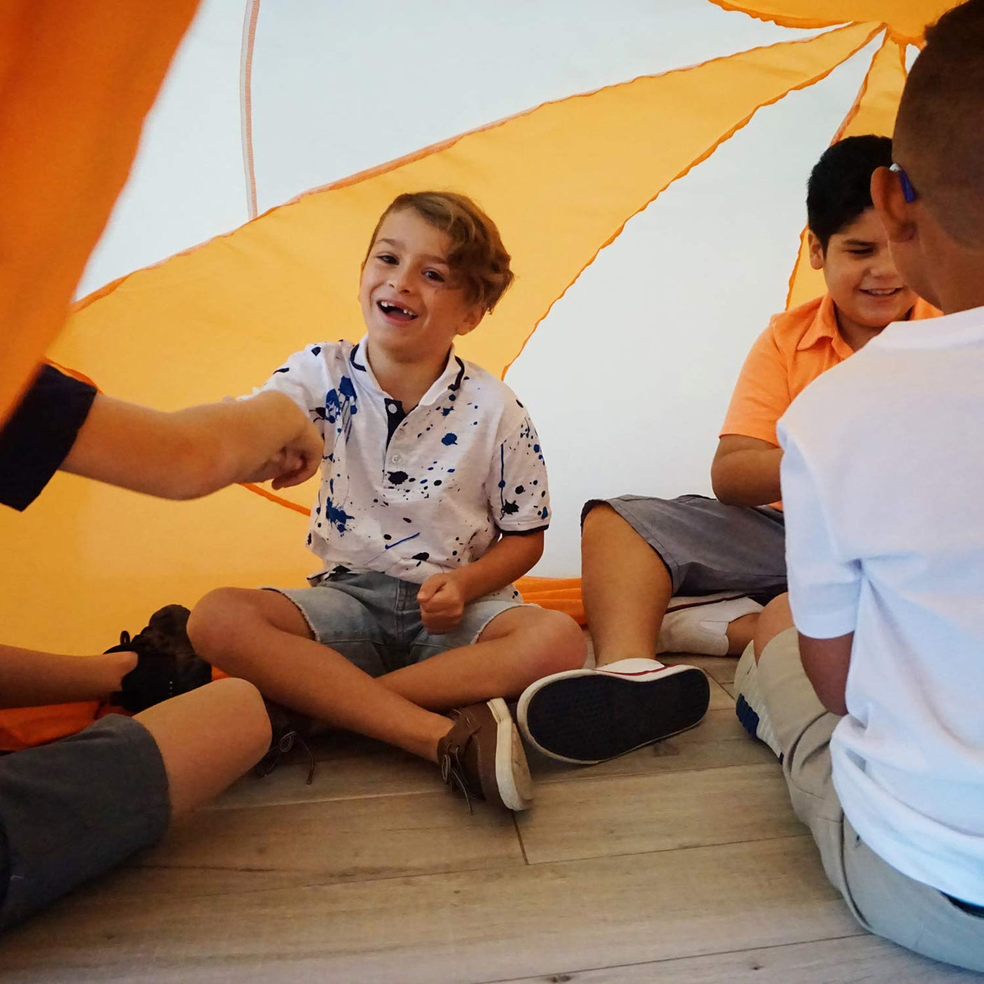 The Original Patented AirFort - Build A Fort in 30 Seconds, Inflatable Fort for Kids, Play Tent for 3-14 Years, A Playhouse Where Imagination Runs Wild, Fan not Included (Starry Night)