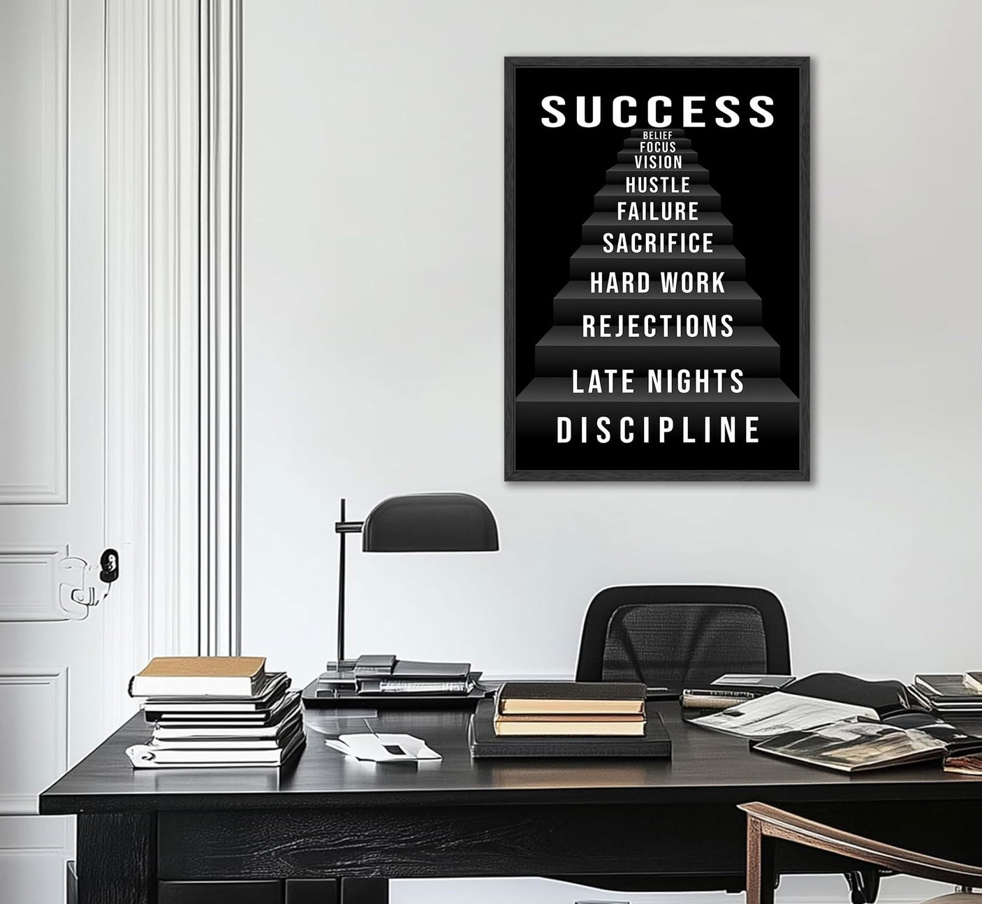 Making Money Trading Motivational Canvas Wall Art Investing Office 1 Million Wall Decor Pictures Finance Investor Stocks Forex Trade Poster Print for Living Room Bedroom Office Decoration