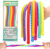 Sensory Autism Toys for Kids - Textured Stretchy Sensory Fidget Toys for Stress Anxiety - Sensory Toys Special Needs for Autistic Autism Children Toddlers Boys Girls, Treasure Box Classroom & Travel