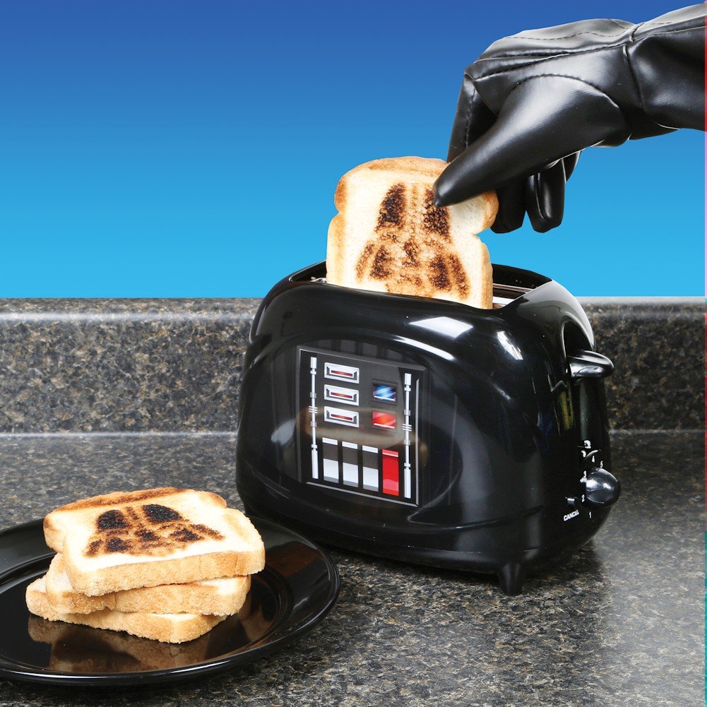 Uncanny Brands Bob Ross Toaster - Toasts Bob's Iconic Face onto Your Toast