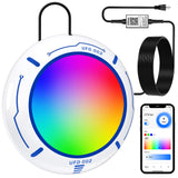 Above Ground Pool Lights with APP Control 20W RGB Dimmable LED Pool Lights with Suction Cups and Built-in Magnets 12V Underwater Pool Light for Above ground Inground Pools IP68 Waterproof 28FT Cord B