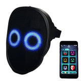 Depointer Life Led Mask with Rechargeable Bluetooth-compatible App Controlled, Customizable led mask, Lighted Face Transforming Mask, unisex-Adult