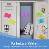 HOMiDEK Reusable Magnetic Sticky Notes, (30 Pack, 3x3 in) Dry Erase Magnets Magnetic Labels with Marker, Easy to Post Notes for Whiteboard, Fridge, Locker, Cabinet, Door - Office & Classroom Supplies