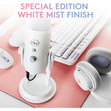 Logitech for Creators Blue Yeti USB Microphone for Gaming, Streaming, Podcasting, Twitch, YouTube, Discord, Recording for PC and Mac, 4 Polar Patterns, Studio Quality Sound, Plug & Play-Blackout