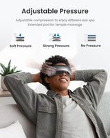 RENPHO Eye Massager, Christmas Birthday Gifts for Women Men, Eyeris 1 Eye Massager FSA HSA for Migraine, Sleep Eye Mask with Heat, Remote for Eye Strain Relief, Reduce Stye Eye, Head Massager Scalp