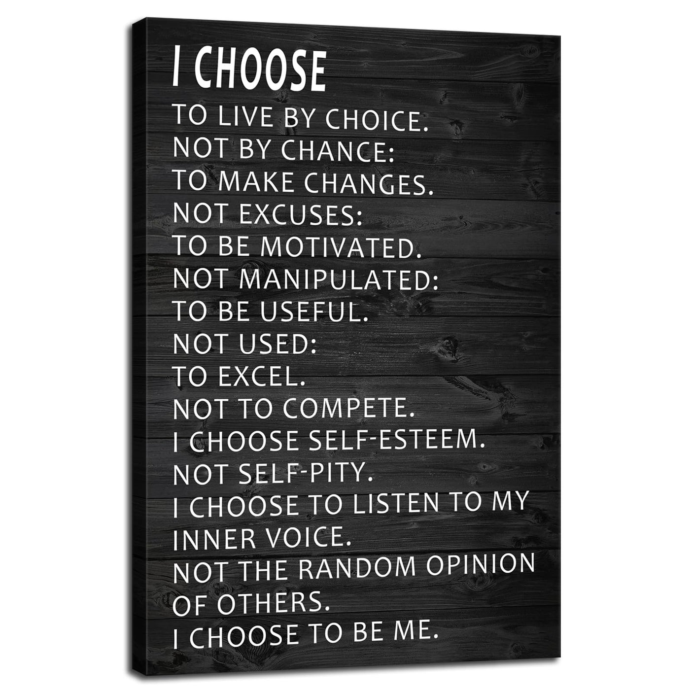 Inspirational Office Wall Decor Motivational Discipline Noun Canvas Wall Art Posters Prints Entrepreneur Quote Wall Picture Paintings Artwork Home Bedroom Framed Ready to Hang[12''W X 18''H]