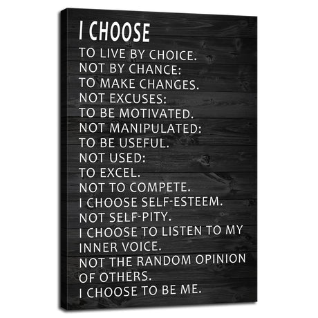 Inspirational Office Wall Decor Motivational Discipline Noun Canvas Wall Art Posters Prints Entrepreneur Quote Wall Picture Paintings Artwork Home Bedroom Framed Ready to Hang[12''W X 18''H]