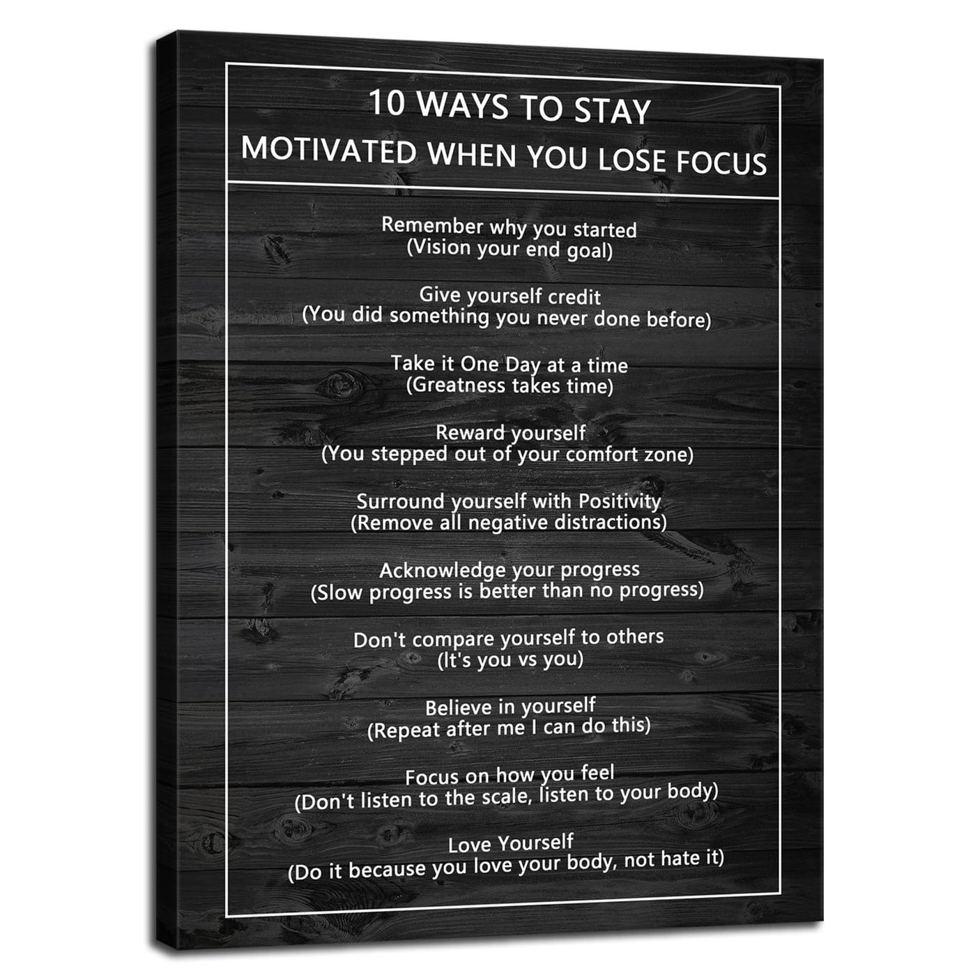 Inspirational Office Wall Decor Motivational Discipline Noun Canvas Wall Art Posters Prints Entrepreneur Quote Wall Picture Paintings Artwork Home Bedroom Framed Ready to Hang[12''W X 18''H]