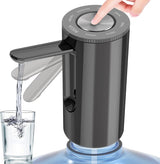 5-Gallon Water Bottle Pump Dispenser: YISH Electric Water Dispenser Pump for Bottled Water Foldable Drinking Water Pump USB-Charing Water Bottle Dispenser Automatic Water Gallon Pump