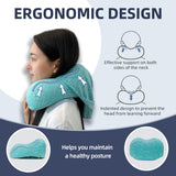 Travel Pillow with Extra Large Hood for Airplane Long Flights Privacy and Comfort Memory Foam with Velvet Cover for Road Trip Head&Neck Support for Plane Office Cars Sleeping & Rest (Pink)
