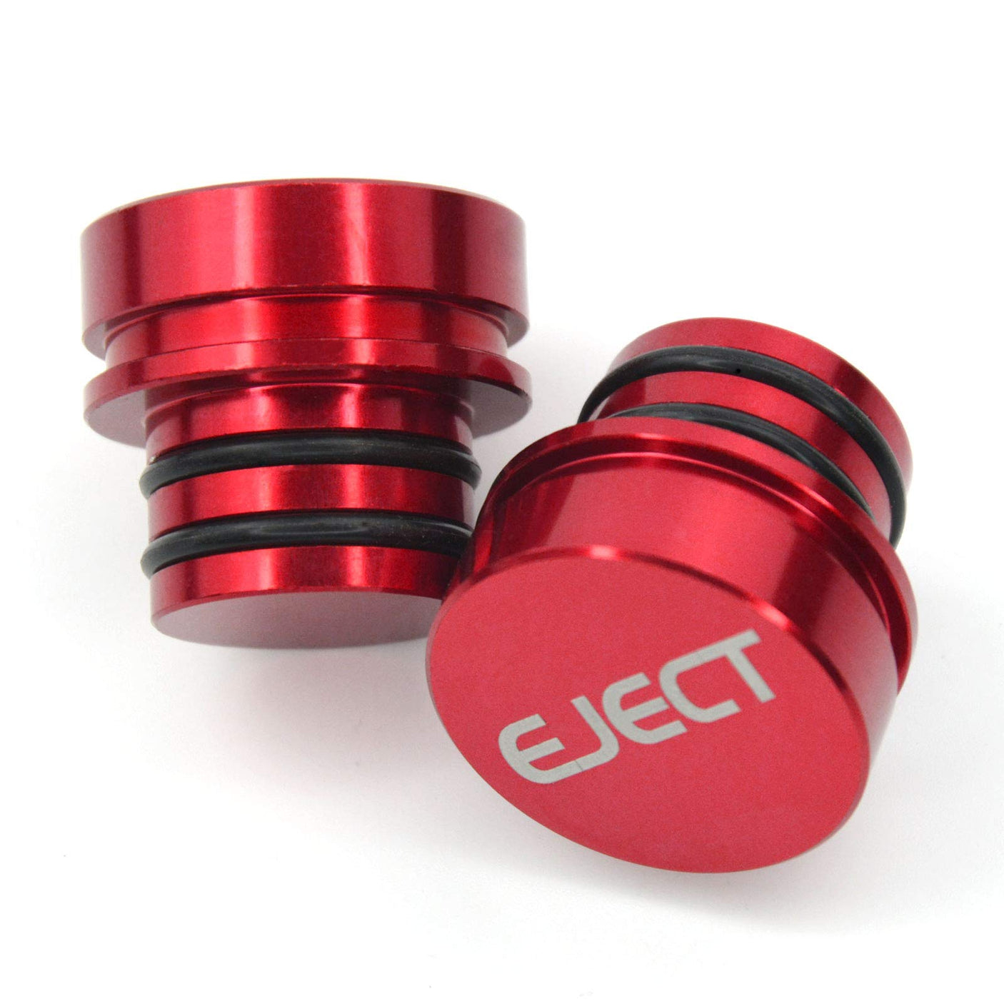 FIRE Missile+Eject Billet Aluminum Cigarette Lighter Plug Cover - Fits All Vehicles with Standard 12 Volt Power Source