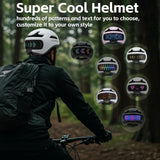 Smart Bike Helmet with Light: Bicycle Helmets for Adult Teens for Mountain & Road Cycling Electric Scooter Skateboard Skating