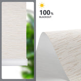 Motorized Smart Blind for Window with Remote Control, Automatic Blackout Roller Shade Customizable Size,with Valance Child Safety Rechargeable Battery Blinds (Full Blackout Black)