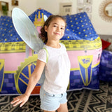 The Original Patented AirFort - Build A Fort in 30 Seconds, Inflatable Fort for Kids, Play Tent for 3-14 Years, A Playhouse Where Imagination Runs Wild, Fan not Included (Starry Night)