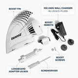Fin - Electric Motor for Surfboards, SUPs and Kayaks. Lightweight, Compact, and Shockingly resistant Electric Fin with Remote Control. (Boost Fin)