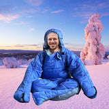 Gaorui Humanoid Outdoor Camping Winter Indoor Portable Ultralight Warm Adult Windproof Sleeping Bag