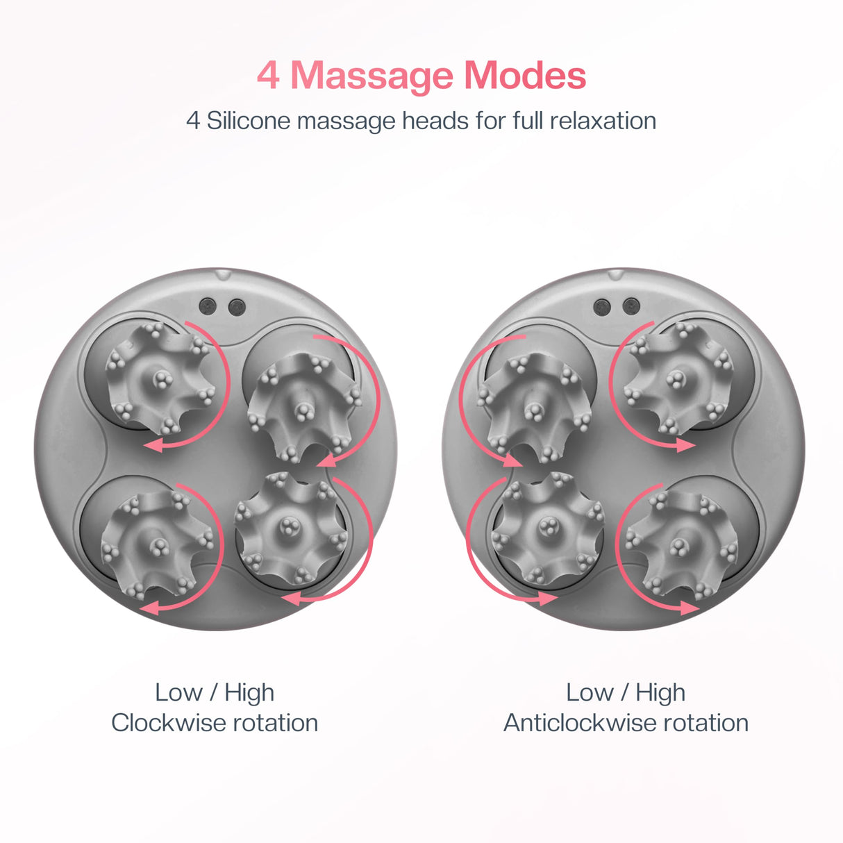 COMFIER Electric Cordless Hair Scalp Massager with Kneading 84 Massage Nodes, Handheld Portable Head Scratcher Massager for Hair Growth, Deep Clean and Stress Relax, Gifts for Men Dad
