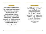 "It Always Seems Impossible Until It's Done.": Motivation for Dreamers & Doers