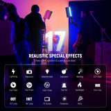 NEEWER RGB LED Video Light Stick, Touch Bar & APP Control, Magnetic Handheld Photography Lighting Wand, Dimmable 3200K~5600K CRI98+ Full Color LED Light with 6400mAh Battery, 17 Scenes, RGB1