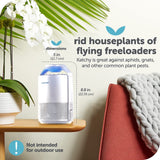 Katchy Indoor Insect Trap - Catcher & Killer for Mosquitos, Gnats, Moths, Fruit Flies - Non-Zapper Traps for Inside Your Home - Catch Insects Indoors with Suction, Bug Light & Sticky Glue (Black)