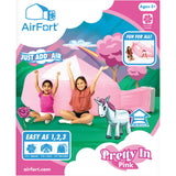 The Original Patented AirFort - Build A Fort in 30 Seconds, Inflatable Fort for Kids, Play Tent for 3-14 Years, A Playhouse Where Imagination Runs Wild, Fan not Included (Starry Night)