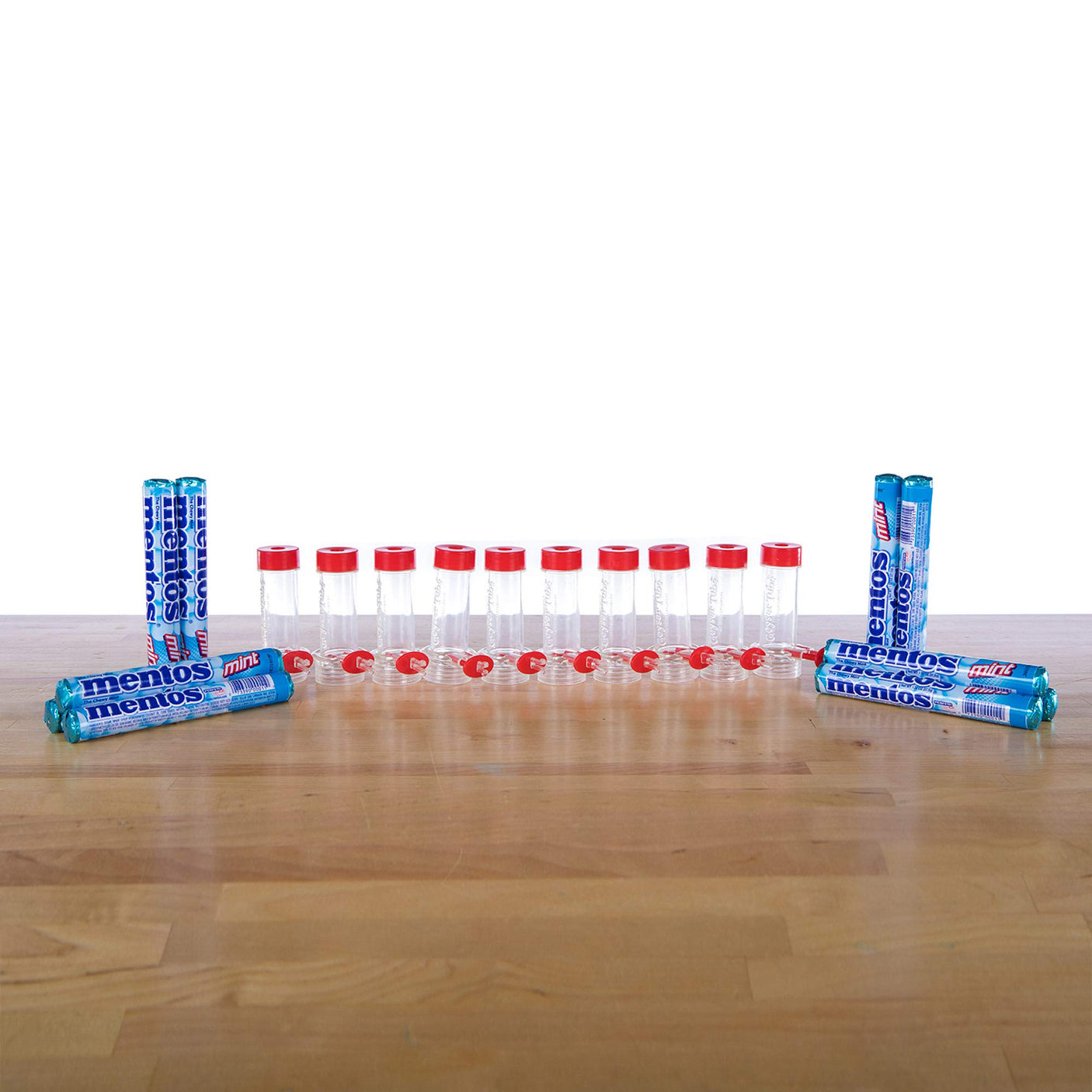 Steve Spangler Science Extreme Geyser Tube - Science Kit for Kids - Mentos & Soda Lab Experiment - Includes Tube, Candy, & Unique Spray Caps - Chemistry Magic - Classroom STEM Project