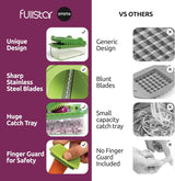 fullstar NEW Fullstar X OTOTO Croc Chop Vegetable Chopper & Slicer - Multifunctional Food Chopper, Crocodile Onion Cutter, Cool Kitchen Gadgets & Housewarming Gifts