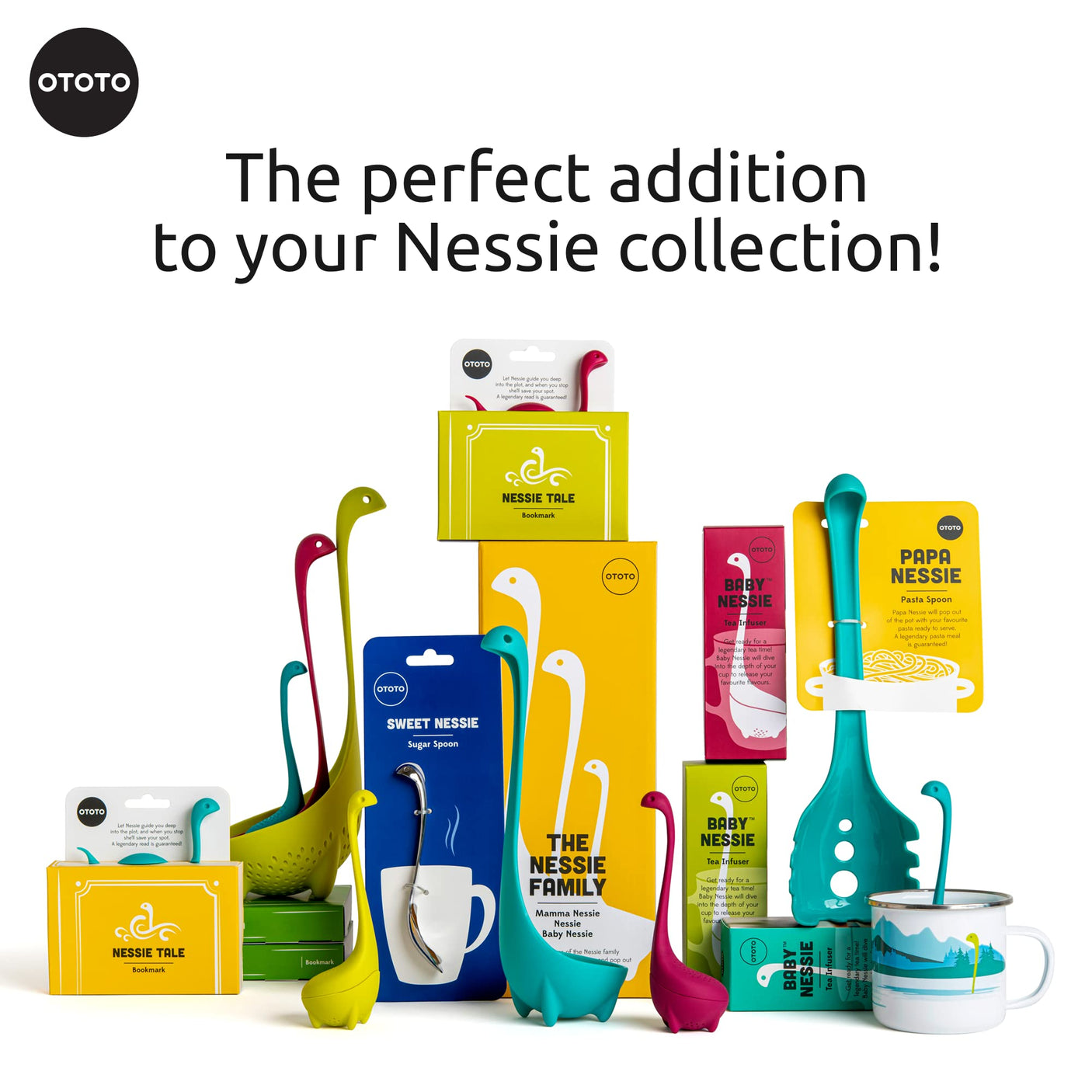 OTOTO The Original Nessie Ladle - Soup Ladle, Cute Gifts, Funny Kitchen Gadgets, Loch Ness design, Cooking Gifts for Mom - Cute and Practical Kitchen Utensils - Unique Gifts for Women