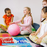 Art3d Liquid Fusion Activity Play Centers for Children, Toddler, Teens, 12" X 12" Pack of 9 Tiles