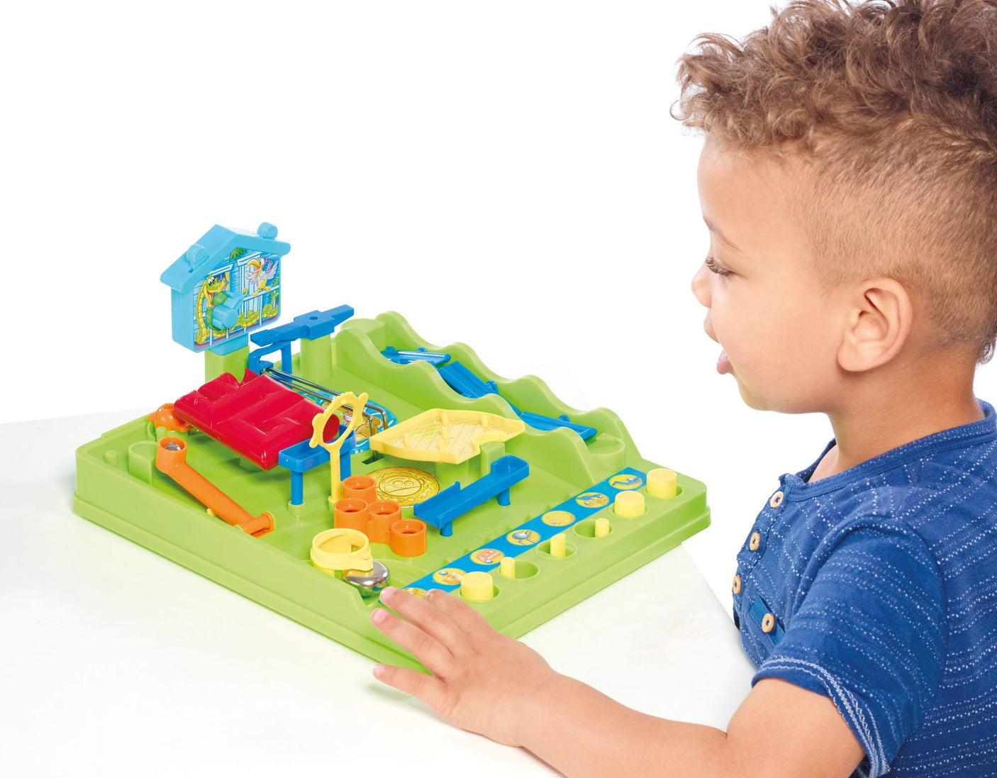 Screwball Scramble Level Up Kids Board Game- Timed Marble Run Obstacle Course Kids Games - Holiday Toys and Christmas Games - Toddler Ages 5 Years and Up