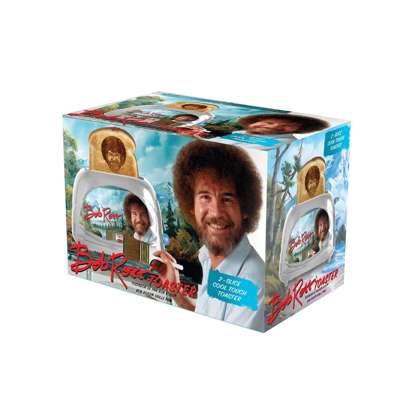 Uncanny Brands Bob Ross Toaster - Toasts Bob's Iconic Face onto Your Toast