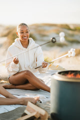 Solo Stove Bonfire with Stand | 19.5" Smokeless Fire Pit, Removable Ash Pan | Portable Stainless Steel Wood Burning Outdoor Fireplace, Ideal for 4–6 People, 21.75 lbs