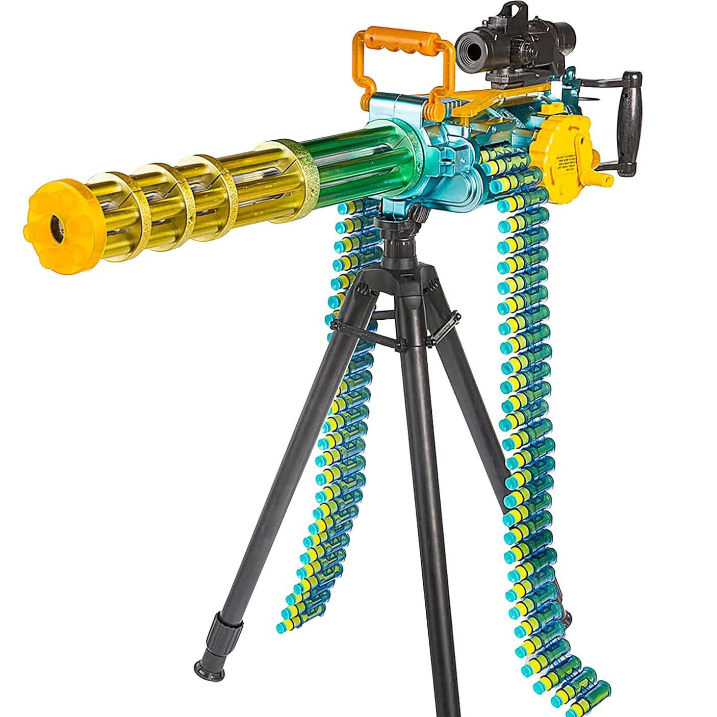 ArtCreativity Dart Gun Super Powerful Electronic Gatling Toy Gun for Kids, Mini Gun Rapid Toy Machine Gun with Foam Dart Blaster, Kids Revolving Toy Minigun with Automatic and Manual Mode