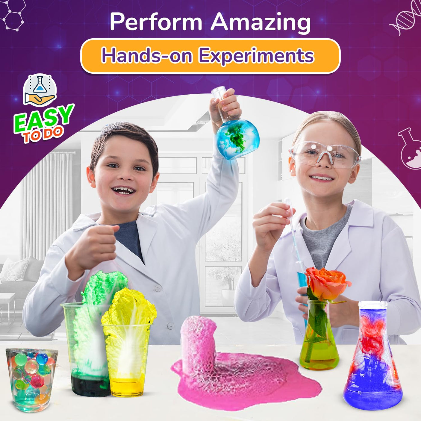 Smartivity Glow Magic Science Kit for Kids Ages 6-7-8-9-10-11-12 Years | 20 Amazing Science Experiments I Birthday Gifts for Boys & Girls | STEM Kit Toy for 6-12 Years Old