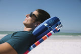 Ballast Beach Pillow – Comfy, Durable & Compact, Stays Put on Windy Beaches with Patented Sand Pouch, Inflatable Pillow for Beaches, Pools, Camping, Festivals and Travel (Island Paradise)