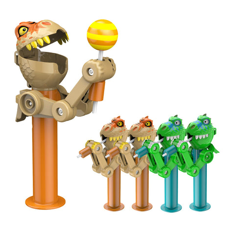 2Pcs Lollipop Case, Christmas Lollipop Robot Holder, Creative Lollipop Robot Toys Creative Design Eat Lollipop, Lollipop Holder Robot Gift, Easter Fun Gift for Kid Over 3 Year(No Lollipop)