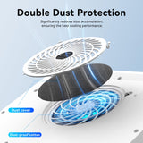 llano RGB Laptop Cooling Pad, Gaming Laptop Cooler with Powerful Turbofan, Fast Cooling Laptop 15.6-21in, Adjustable Speed, Touch Control, LCD Screen