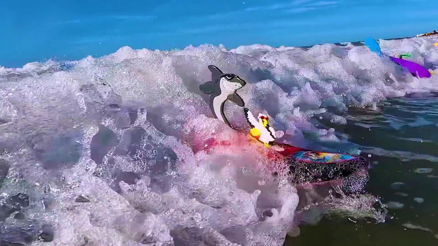 Surfer Dudes Classics Wave Powered Mini-Surfer and Surfboard Toy - J-Bay Jack