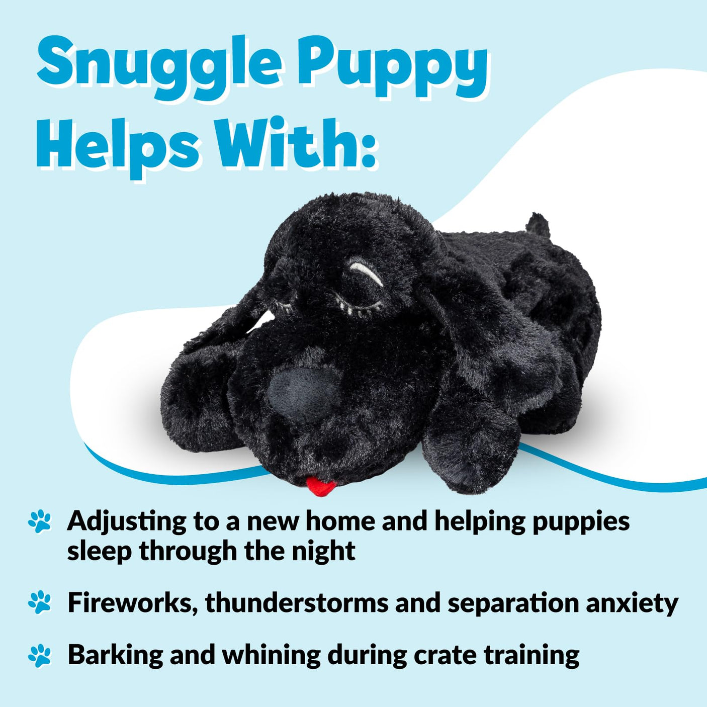 Original Snuggle Puppy Heartbeat Stuffed Dog Toy. Puppy Toy for Anxiety Relief, Calming Aid, and Comfort Toy for Behavioral Training in Golden