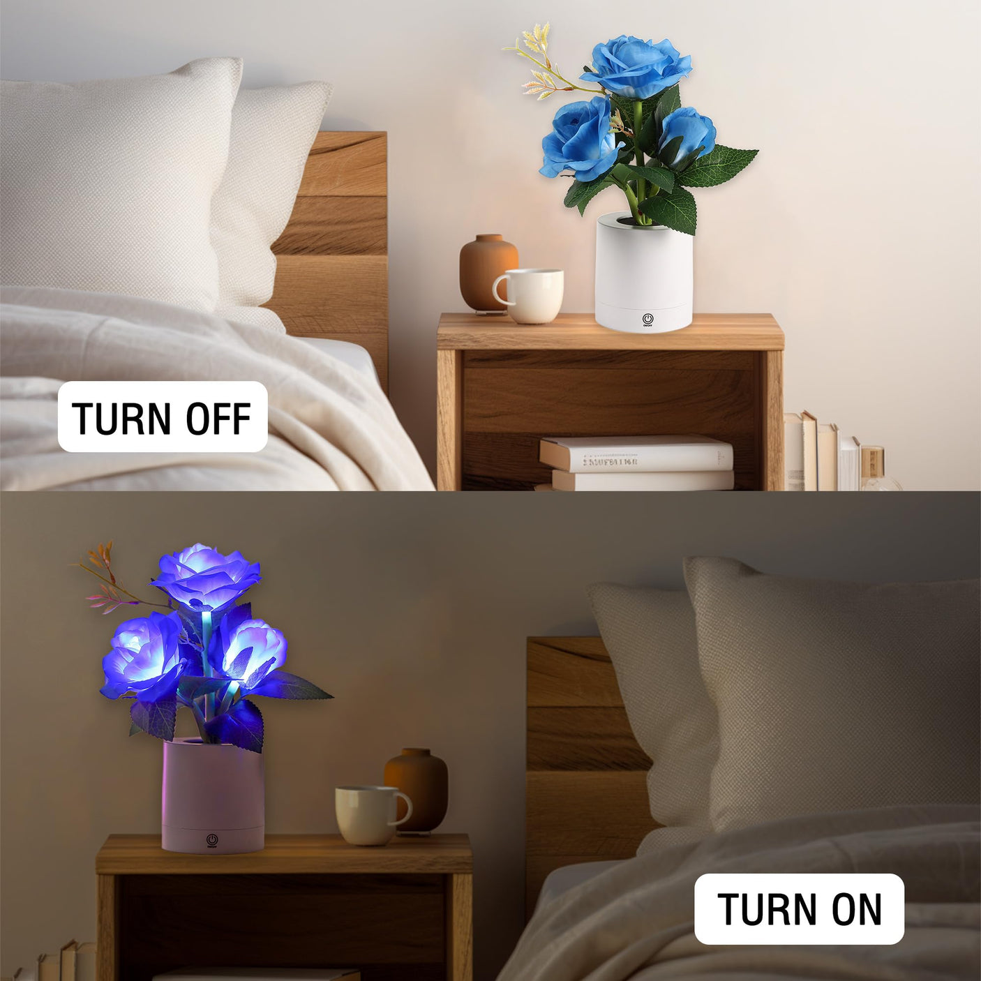 Sunflower LED Lamp for Women, Mother's Day Ideal for Bedroom Decor Sunflower Gifts for Mom Grandma Teacher Aunt Girlfriends Coworker Friend Wife Mothers Anniversary Birthday Christmas