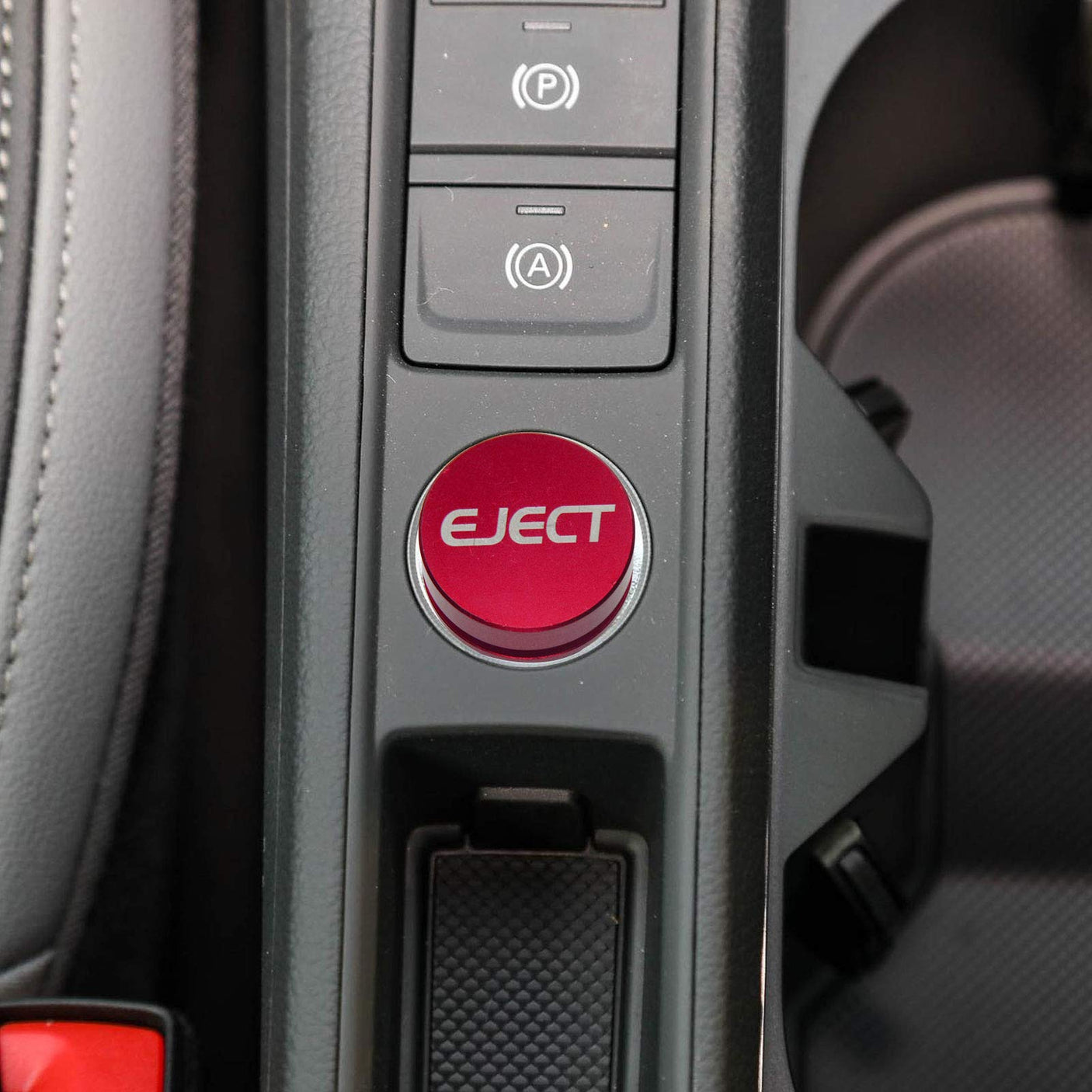 FIRE Missile+Eject Billet Aluminum Cigarette Lighter Plug Cover - Fits All Vehicles with Standard 12 Volt Power Source