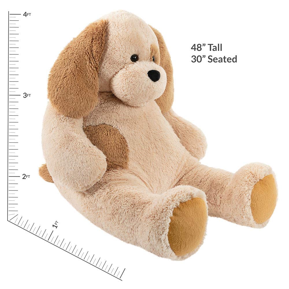 Vermont Teddy Bear Giant Elephant Stuffed Animal - 6 Foot Big Stuffed Elephant Plush from Giant Cuddle Collection - Collectible Plushies for Kids & Adults | Crafted in The USA