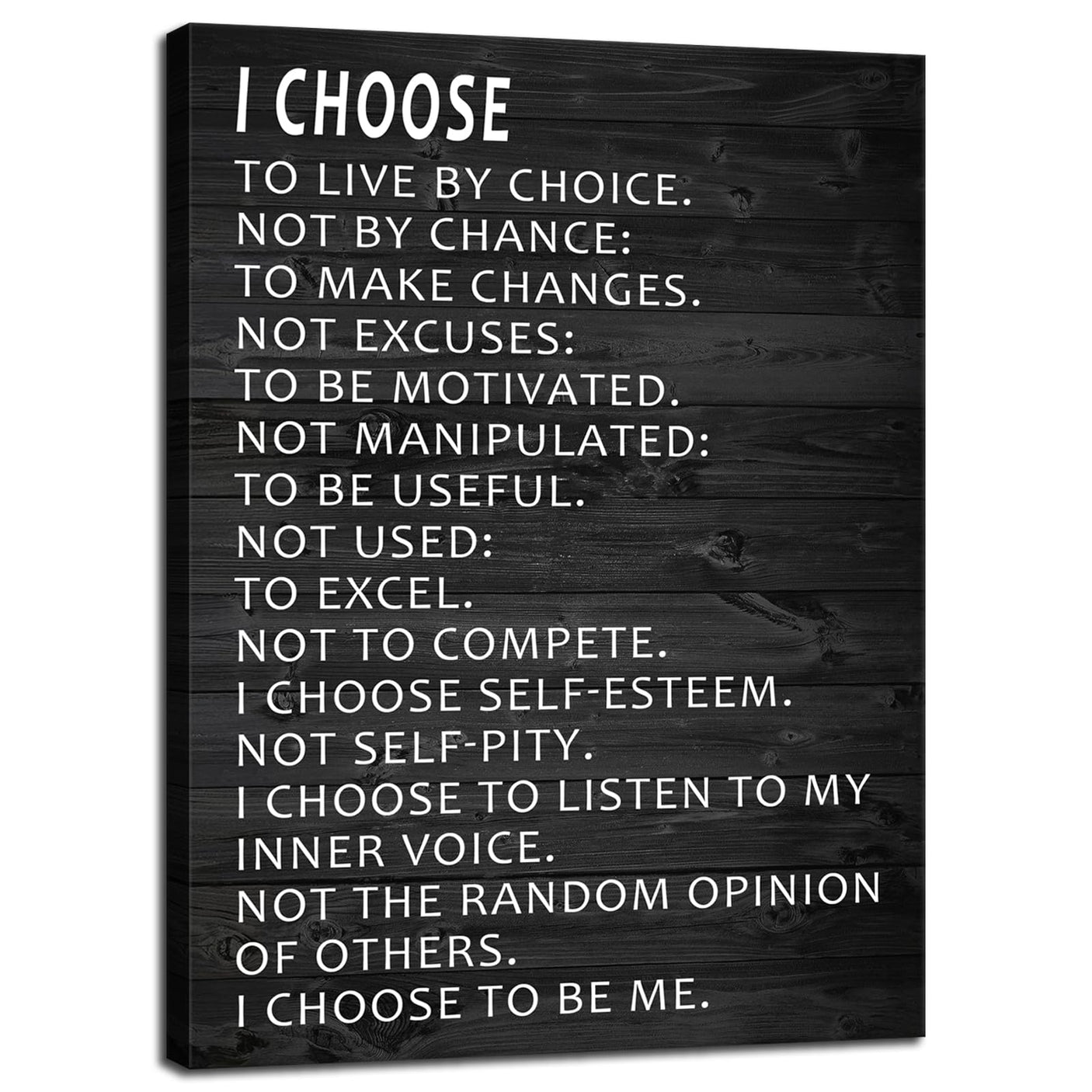 Inspirational Office Wall Decor Motivational Discipline Noun Canvas Wall Art Posters Prints Entrepreneur Quote Wall Picture Paintings Artwork Home Bedroom Framed Ready to Hang[12''W X 18''H]