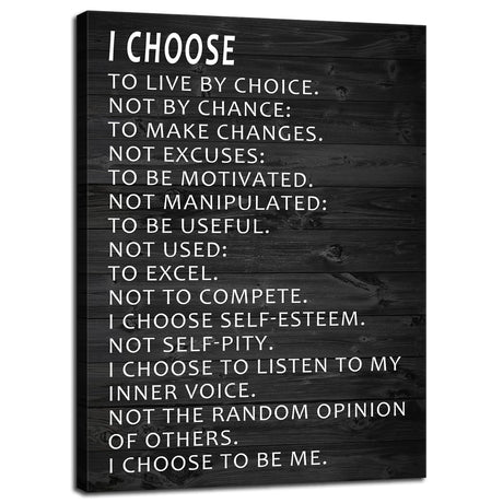 Inspirational Office Wall Decor Motivational Discipline Noun Canvas Wall Art Posters Prints Entrepreneur Quote Wall Picture Paintings Artwork Home Bedroom Framed Ready to Hang[12''W X 18''H]