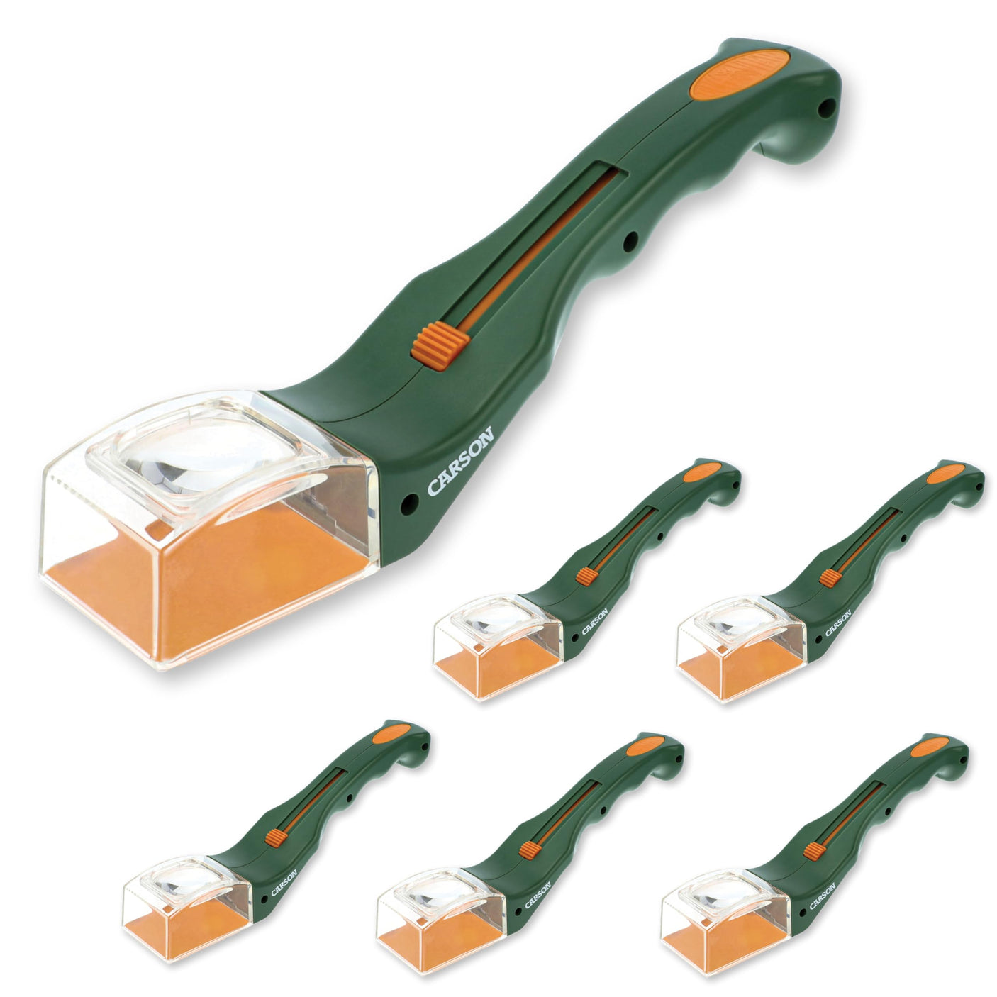 Carson BugView 5x Magnifier Quick-Release Bug Catching Tool, Stem Educational Toy for Kids and Adults (HU-10)