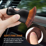 Ouzorp Car Interior Dust Brush, Car Detailing Brush, Soft Bristles Detailing Brush Dusting Tool for Automotive Dashboard, Air Conditioner Vents, Leather, Computer,Scratch Free
