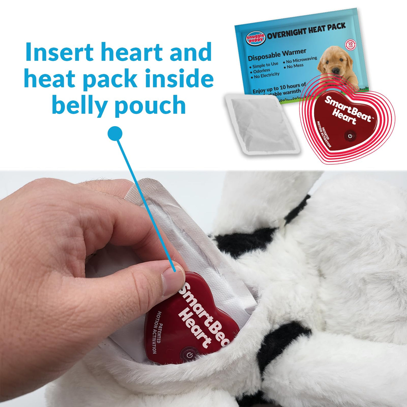 Original Snuggle Puppy Heartbeat Stuffed Dog Toy. Puppy Toy for Anxiety Relief, Calming Aid, and Comfort Toy for Behavioral Training in Golden